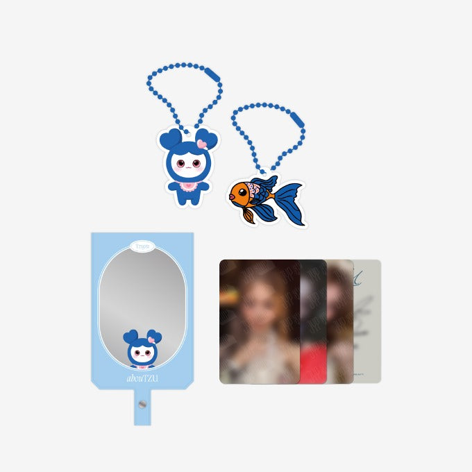 TWICE TZUYU [abouTZU] Phone Tab & Soft Keyring Set