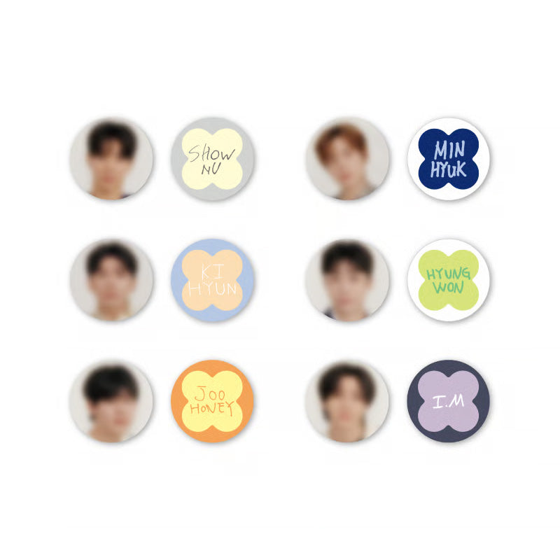 MONSTA X [10th Anniversary: MONOLOGUE] Random Pin Button Set