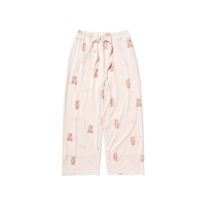 BTS JIN [gelato pique meets JIN] Bear Pattern Long Pants