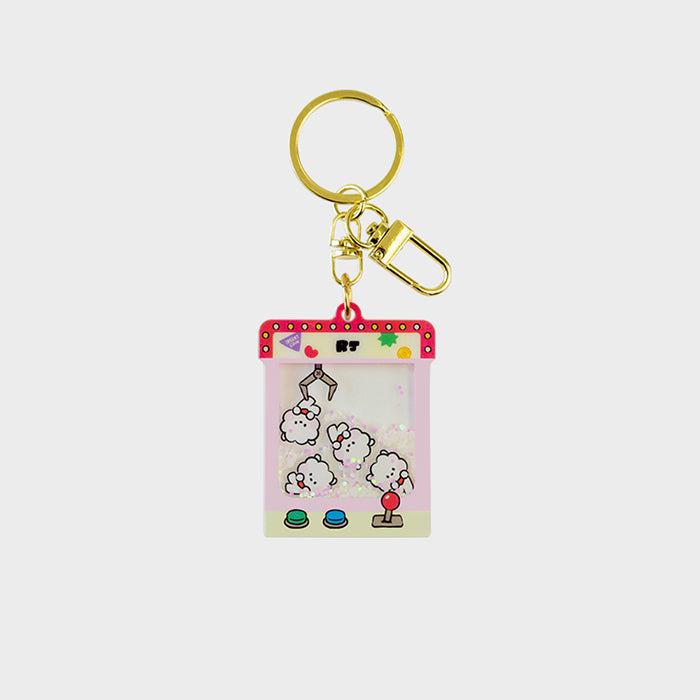 BT21 minini Glitter Acrylic Keyring