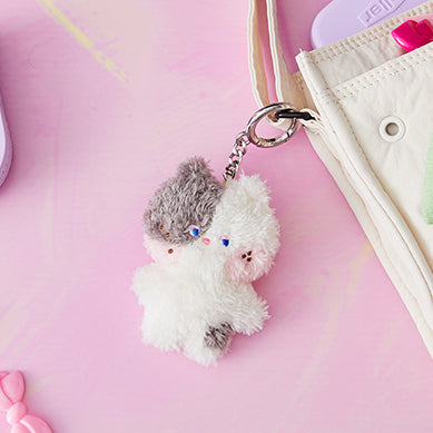 LINE FRIENDS mininislow Plush Keyring