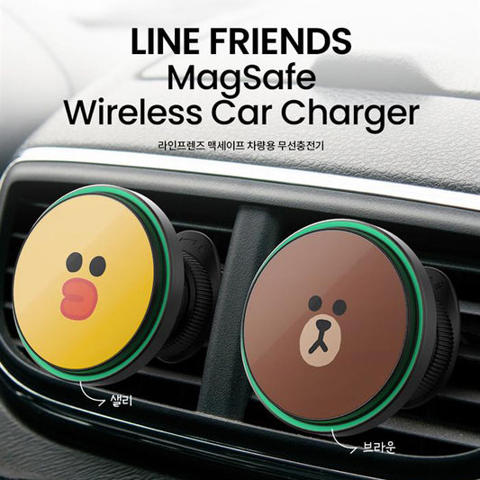 LINE FRIENDS MagSafe Wireless Car Charger