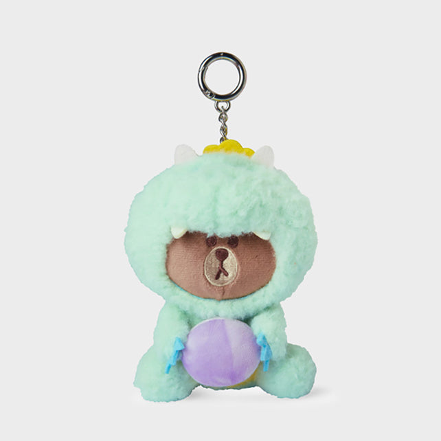 Line Friends Plush Keyring (Dragon Edition)