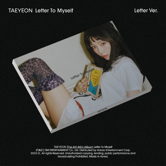 GIRLS' GENERATION TAEYEON 6th Mini Album : Letter To Myself (Letter ver)