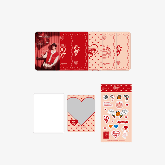 &TEAM HAPPY EJ DAY Photocard & Deco Kit