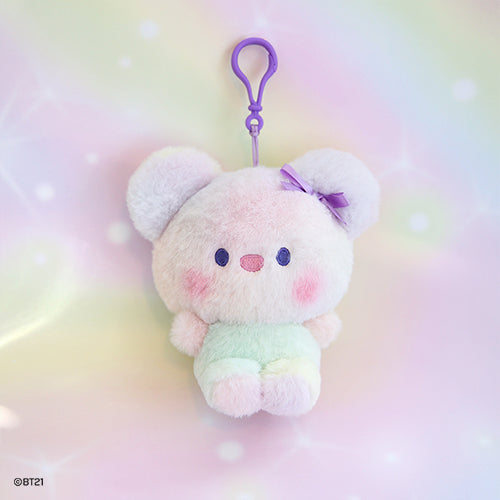 BT21 minini Rainbow Plush Keyring