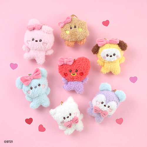 BT21 minini Lovely Plush Keyring