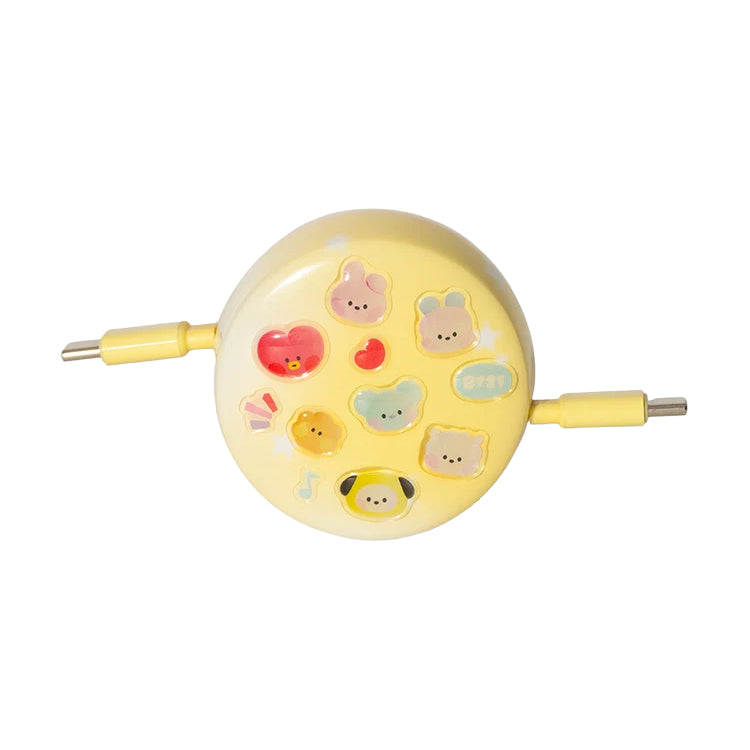 BT21 minini Retractable 100W USB-C Cable (150cm · 5ft)
