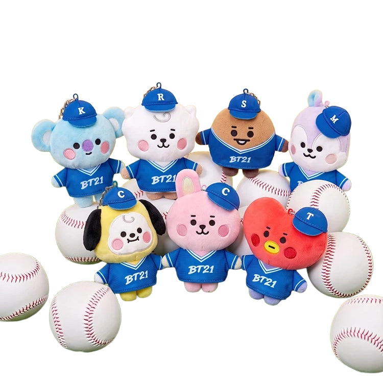 BT21 Baseball Finger Plush Keyring