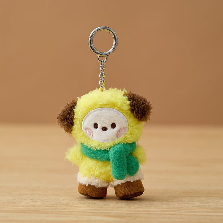 BT21 mini minini Plush Doll Keyring (Boots Edition)