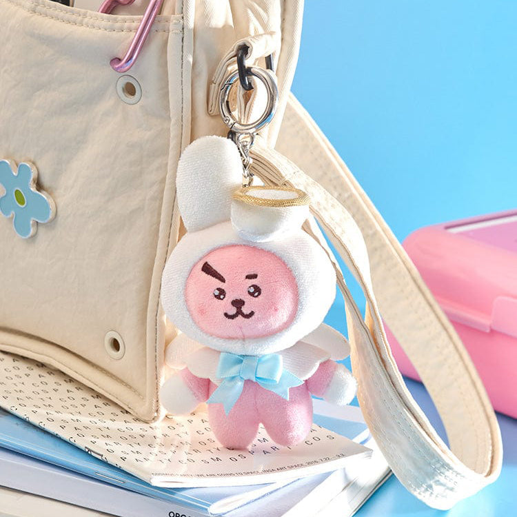 BT21 [Angel & Villain] Angel Plush Doll Keyring