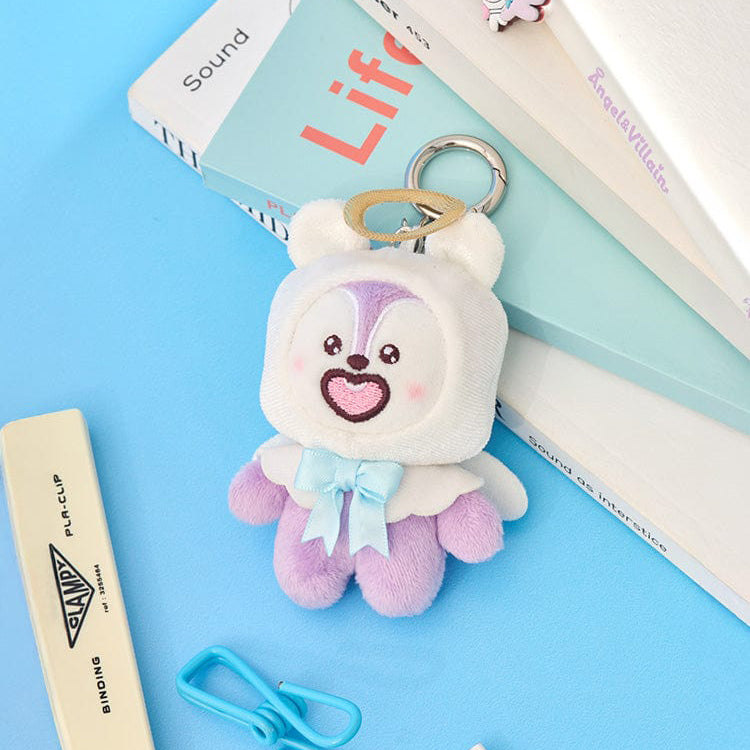 BT21 [Angel & Villain] Angel Plush Doll Keyring