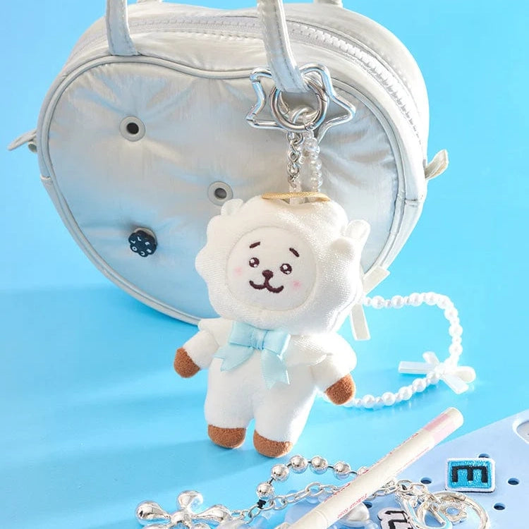 BT21 [Angel & Villain] Angel Plush Doll Keyring