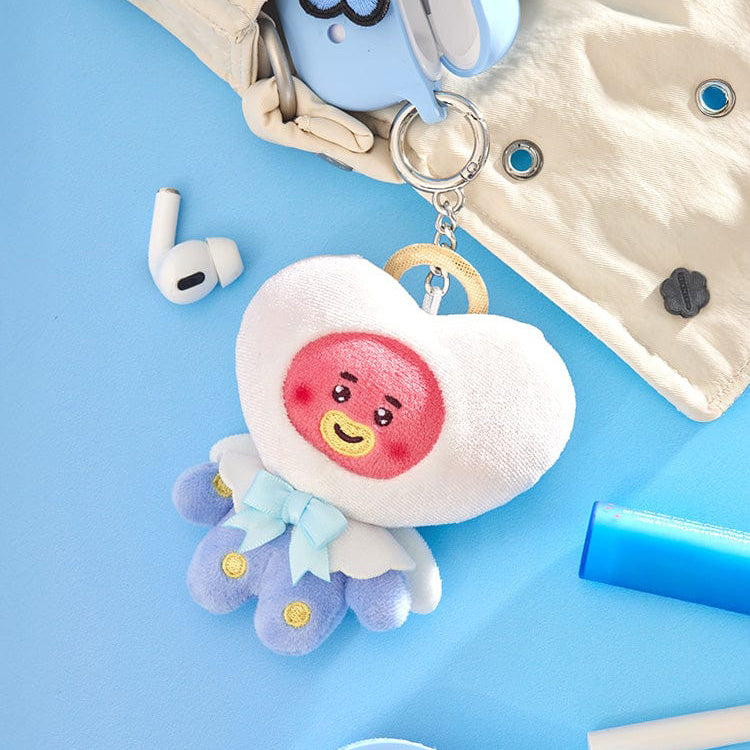 BT21 [Angel & Villain] Angel Plush Doll Keyring