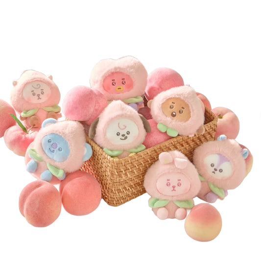 BT21 [Peach-holic] Plush Doll Keyring