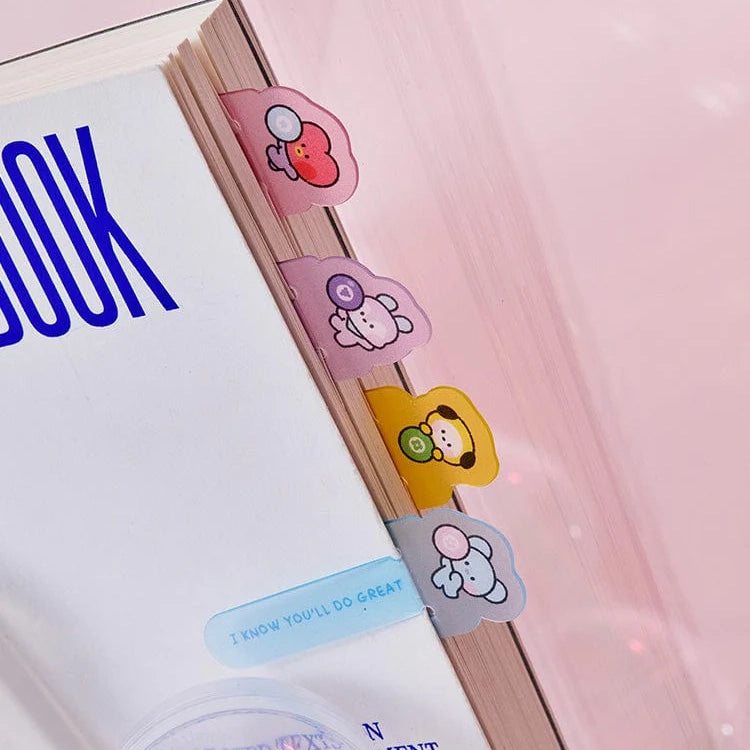 BT21 minini [LUCKY GATCHA] Book Clip Set