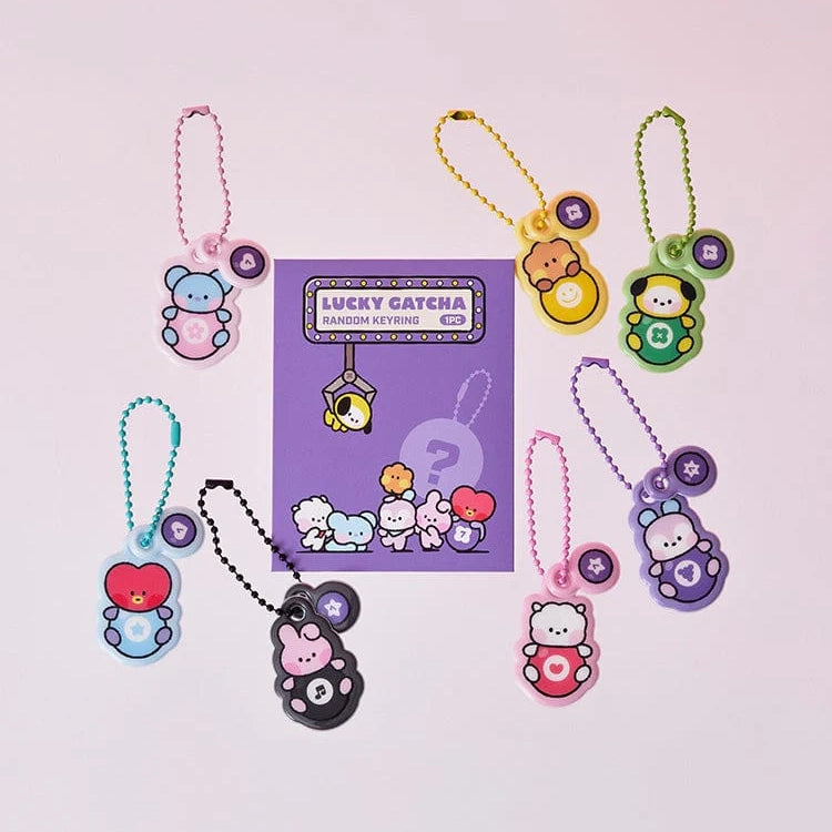 BT21 minini [LUCKY GATCHA] PVC Random Keyring