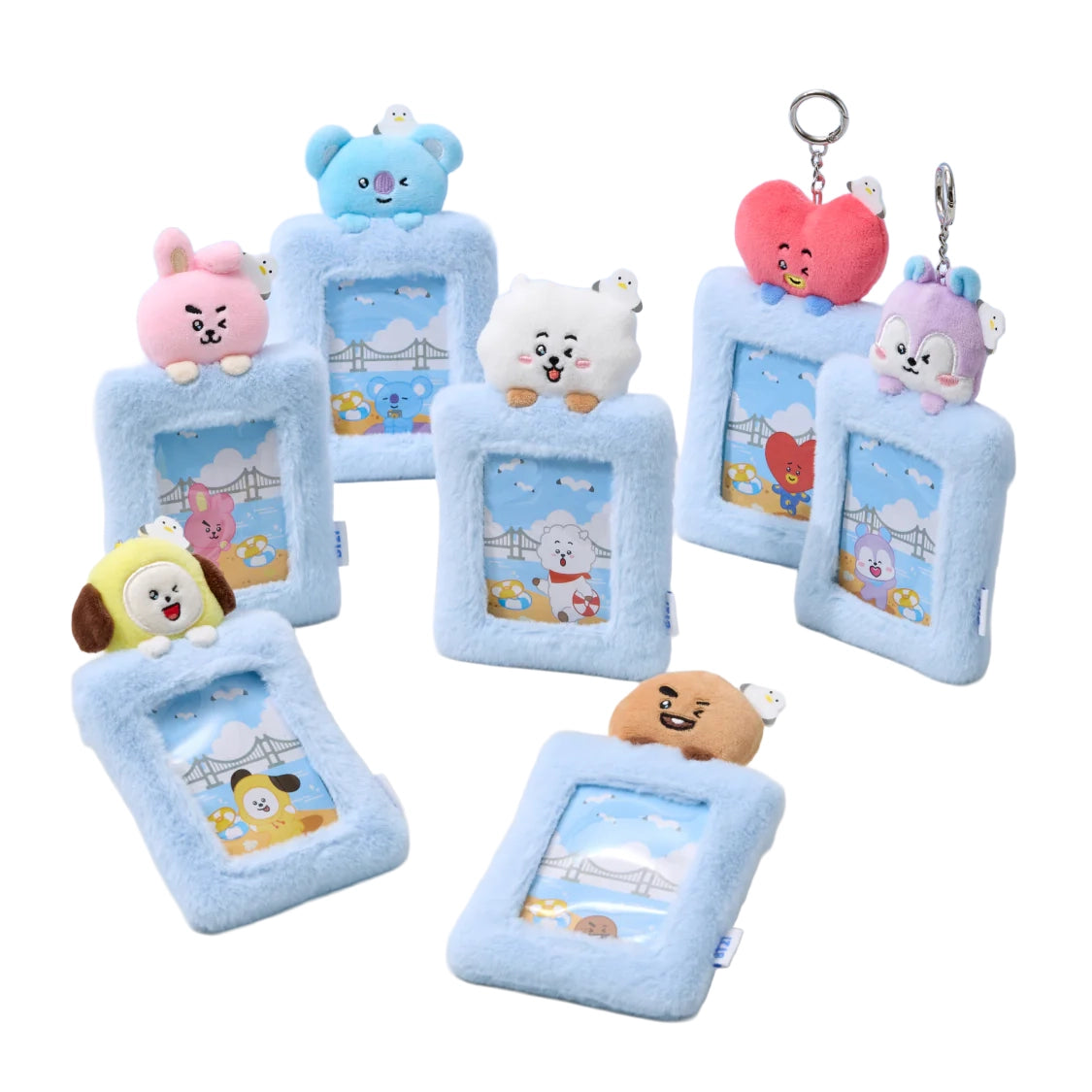 BT21 [BUSAN] Plush Photocard Holder Keyring