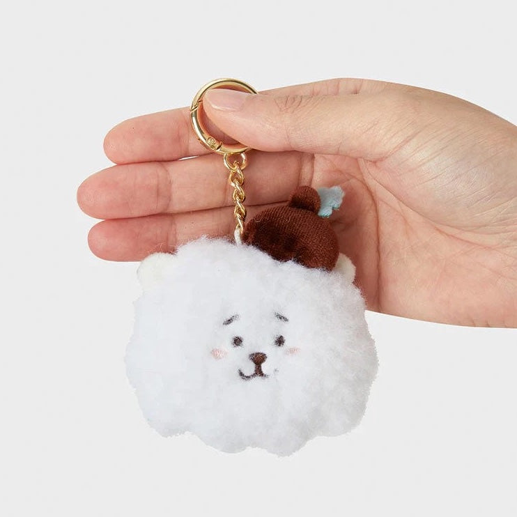 BT21 SHOOKY HOPE IN LOVE Mini Plush Face Keychain