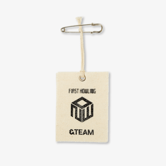 &TEAM [First Howling : NOW] Logo Tag Brooch