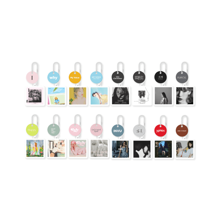 GIRLS' GENERATION TAEYEON [Time Lapse, Timeless] Random Album Keyring
