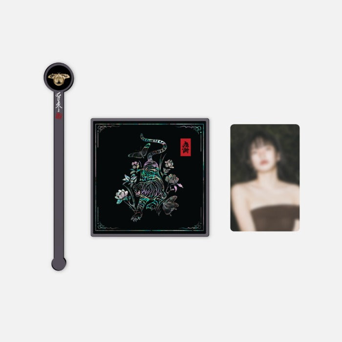 RED VELVET [Chill Kill: BLACK] Muddler & Tea Coaster Set