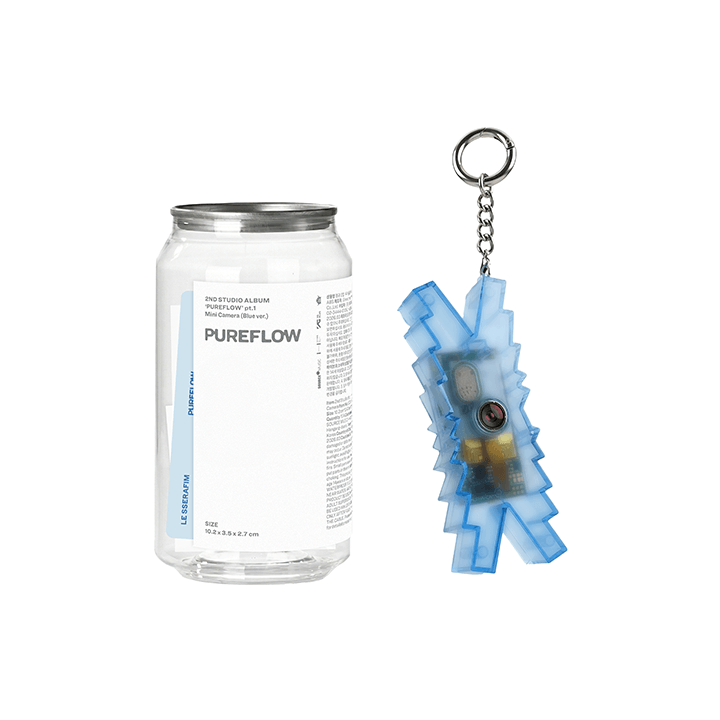 LE SSERAFIM 2nd Studio Album : PUREFLOW Pt 1 (Mini Camera Blue ver)