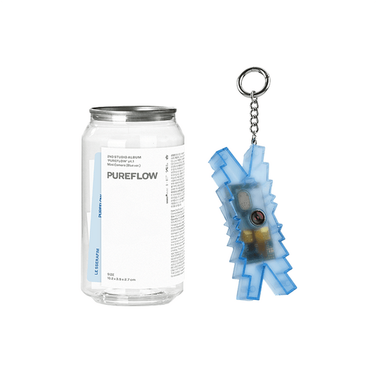 LE SSERAFIM 2nd Studio Album : PUREFLOW Pt 1 (Mini Camera Blue ver)