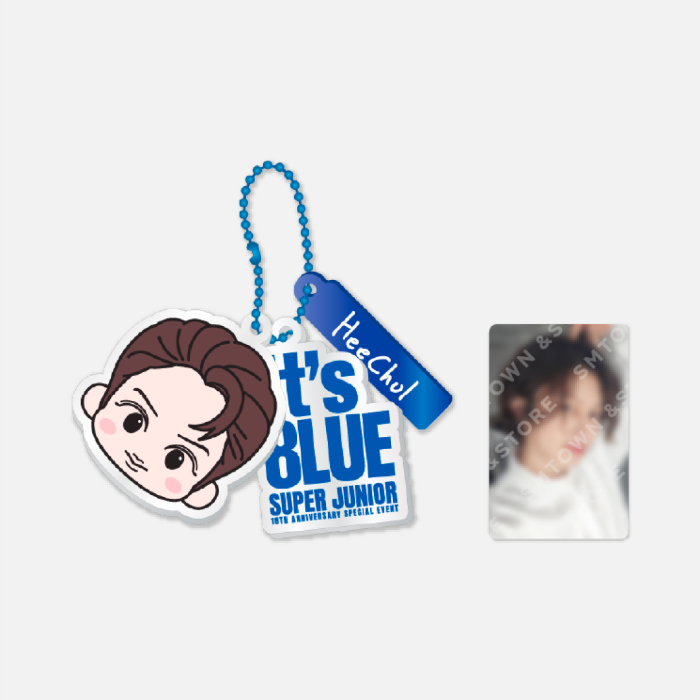 SUPER JUNIOR [18th Anniversary Event : 1t's 8lue] Character Keyring