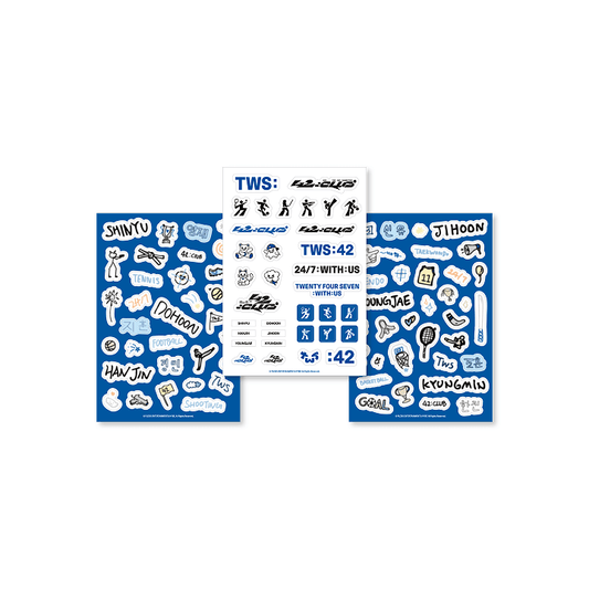 TWS [2026 42:CLUB] Official Light Stick Keyring Deco Kit