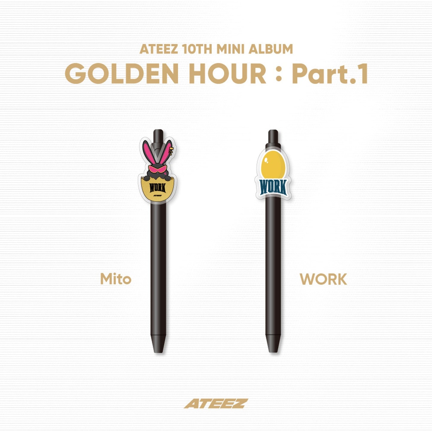 ATEEZ [GOLDEN HOUR : Part.1 MD] Acrylic Gel Pen