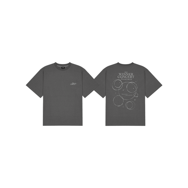 WINNER [IN OUR CIRCLE] Planet T-Shirt (Charcoal)
