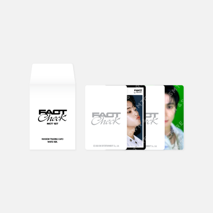 NCT 127 [FACT CHECK] Random Trading Card Set (White ver)