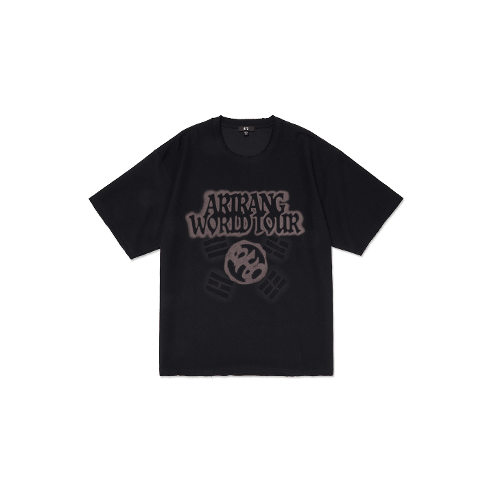 BTS [ARIRANG Tour] S/S Tour T-Shirt (Black)