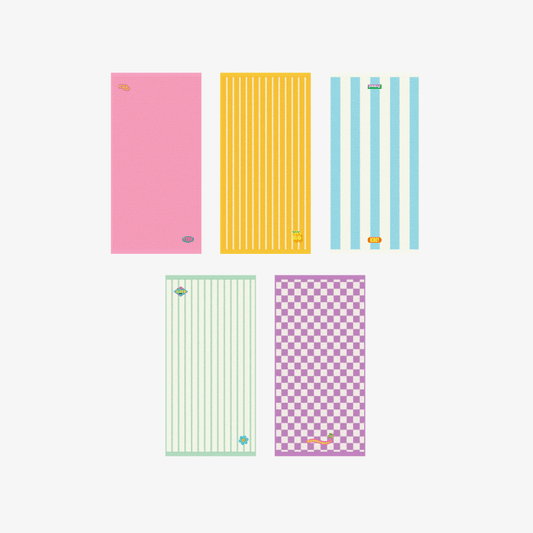 BTS [DYNAMITE] Facial Towel 5P Set (Mix)