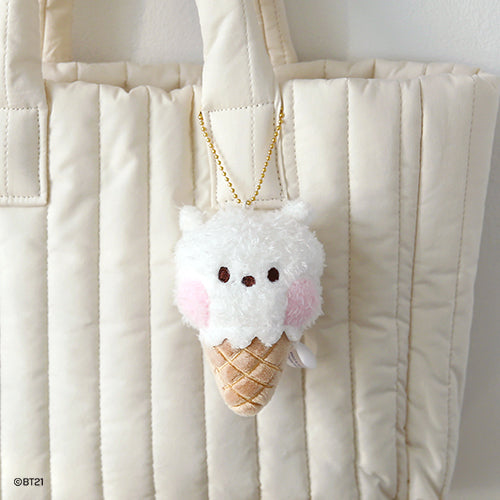 BT21 minini Ice Cream Plush Keyring