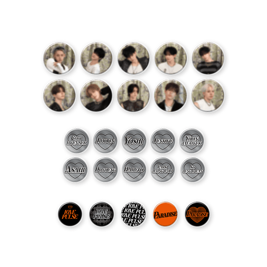 TREASURE [LOVE PULSE] Pin Button Set