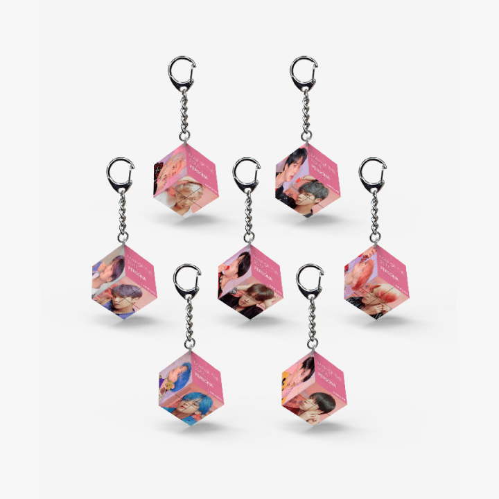 BTS Mini Cube Keyring (4 Types)