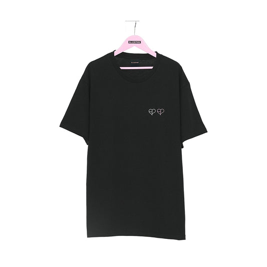 BLACKPINK [DEADLINE in Japan] Double Heart Logo T-Shirt