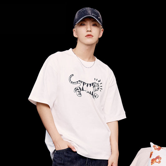 SEVENTEEN HOSHI X ADLV Tiger Sketch S/S T-Shirt