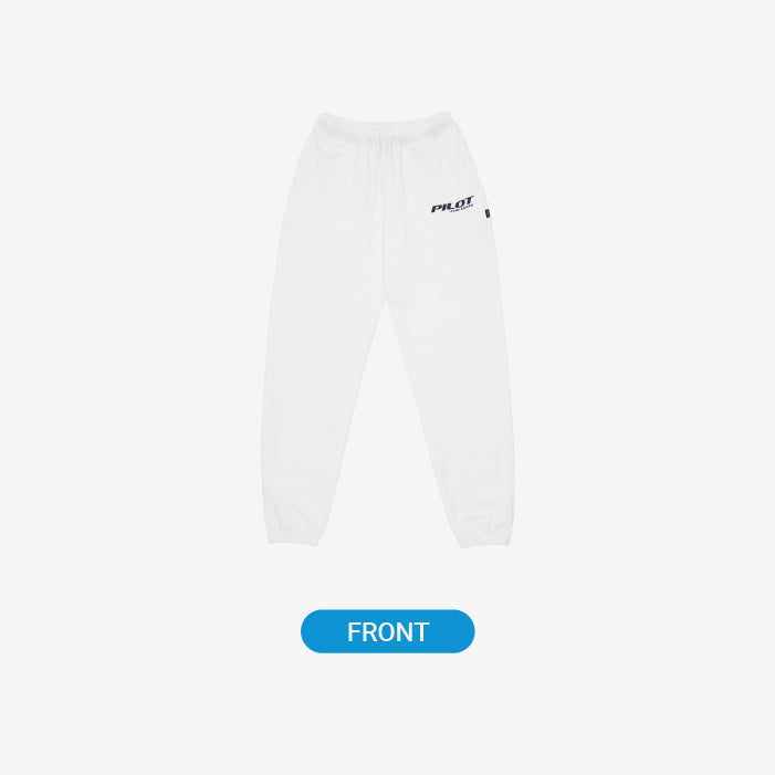 STRAY KIDS [PILOT : FOR ★★★★★] Jogger Pants (White)