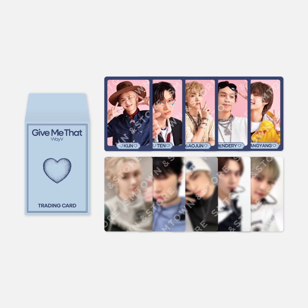 WAYV [Give Me That] Random Trading Card Set (BLUE Ver)