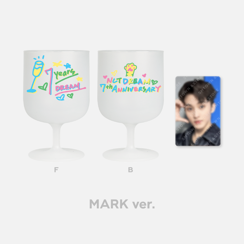 NCT DREAM 7th Anniversary DIY Plastic Wine Cup & Photocard Set