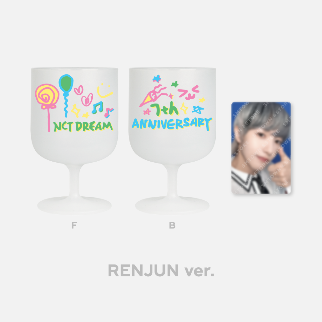 NCT 127 7th Anniversary DIY Plastic Wine Cup & Photo Card Set – SM