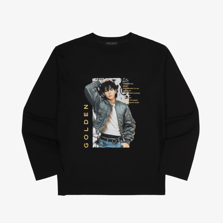 (Pre-Order) BTS Jung Kook [GOLDEN] L/S T-Shirt