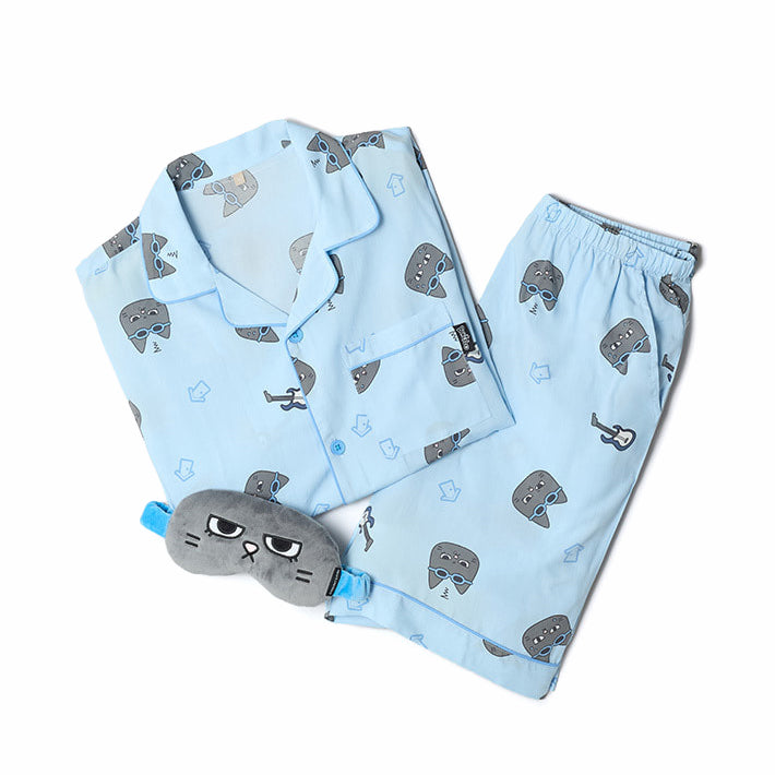 BOYNEXTDOOR [BBNEXDO ✕ SPAO] Short Pajama Set