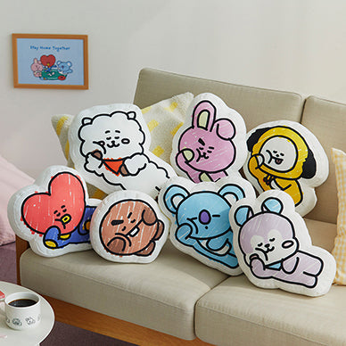 BT21 Cozy Home Flat Cushion