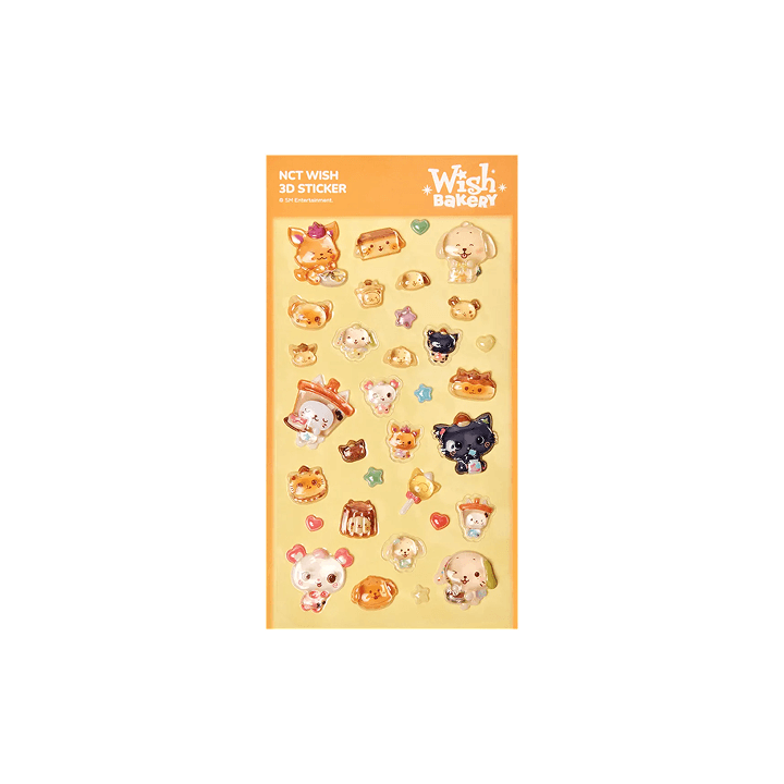 NCT WISH [WISH BAKERY] 3D Sticker