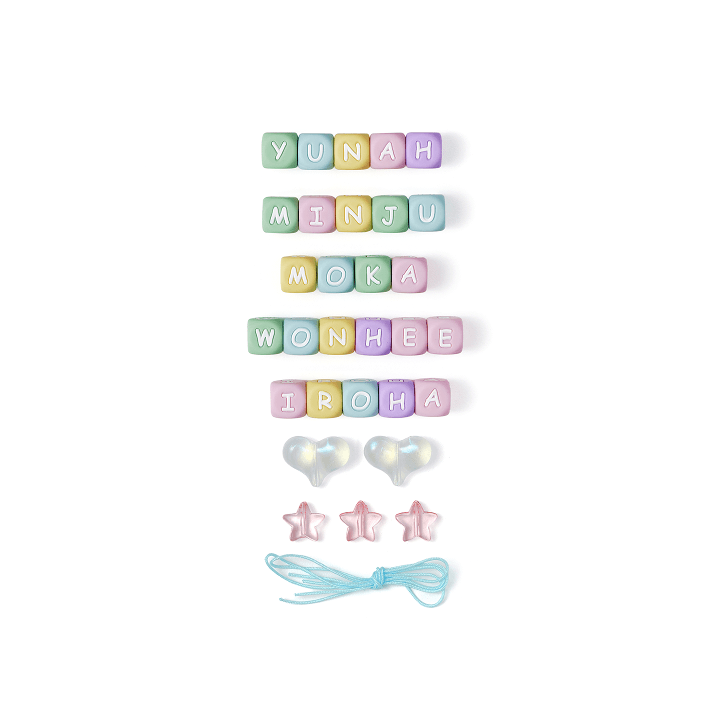 ILLIT [GLITTER DAY in Seoul] DIY Beads Keyring Set