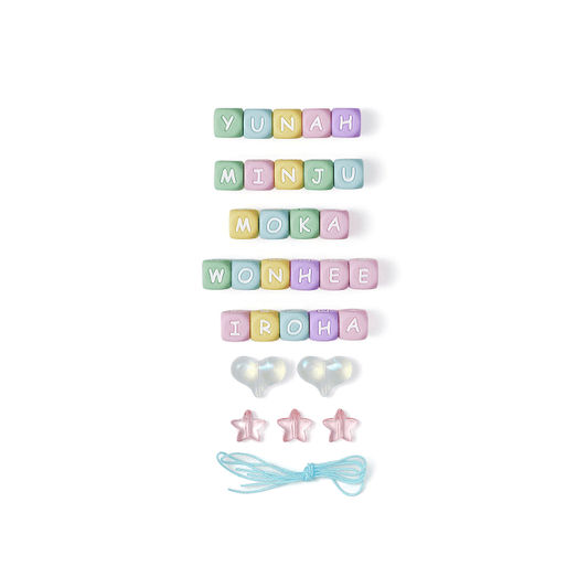 ILLIT [GLITTER DAY in Seoul] DIY Beads Keyring Set